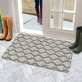 thumbnail image 5 of Elegant Indoor Door Mat 30x17 Inch Non-Slip, Highly Absorbent & Resist Dirt Geometry Grey Design Effortless Cleaning, 5 of 6