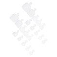 thumbnail image 4 of 500 unids Prácticos Tiempo de uñas artificiales Tapa completa Cubierta de uñas Decoración del Toe del Toe, 4 of 6
