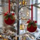 thumbnail image 4 of xihome Adorno colgante de ventana con forma de rbol de Navidad nevado, con campanillas, de plstico, para decoracin navideña del hogar., 4 of 6