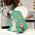 thumbnail image 3 of Bunnies Easter Eggs Kitchen Tea Towels Set of 6 Absorbent Hand Dish Towels, Spring Holiday Dishcloths Lint-Free 18x28 Inch Fast Drying for Cooking Baking Home Clean, 3 of 7