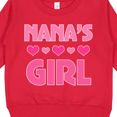 thumbnail image 3 of Inktastic Nana's Girl Grandchild Toddler Sweatshirt, 3 of 4
