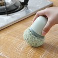 thumbnail image 4 of Pot Scrubber Heavy-duty Dish Scrubber with Handle Ergonomic Design Compact Size Portable Rust Remover Cleaning Brush Kitchen Tool, 4 of 8