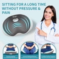 thumbnail image 5 of Florich Seat Cushion and Lumbar Support Headrest Pillow for Car Office Chair, Ergonomic Memory Foam Chair Cushion, Sciatica&Back&Tailbone Pain Relief Cushion, Pink, 5 of 8
