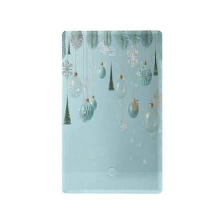 IAUYY Retardant PC Material Unused Outlet Cover Switch Plate Covers Easy DIY Installation with Screws Light Switch Cover Plate Soft Shade Of Light Blue