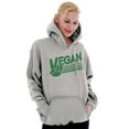 thumbnail image 3 of Vegan Peace Love Hippie Herbivore Hoodie Sweatshirt Women Men Brisco Brands L, 3 of 5