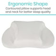 thumbnail image 2 of Xtra-Comfort CPAP Pillow for Side Sleepers – Reduces Air Leaks & Mask Pressure, Neck Support for Pain Relief, 2 of 9
