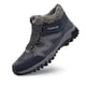 thumbnail image 2 of Zapatos Senderismo Casuales Invierno Felpa Mujer Hombre Botines (Azul Marino 44), 2 of 9