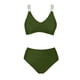 thumbnail image 5 of Traje de baño para mujer, moda para mujer, traje de baño sólido sin mangas, push-up, acolchado, traje de baño, ropa de playa, trajes de baño para mujer, 5 of 6