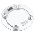 thumbnail image 1 of Bascula Digital Personal Hyper Innovation Blanca Redonda Vidrio Cristal Templado, 1 of 5