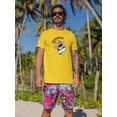 thumbnail image 2 of Summer Heart Toucan W Drink T-Shirt Men -Smartprints Designs, Male 4X-Large, 2 of 4