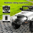 thumbnail image 4 of 12V Kids Ride on Jeep Car Electric 2 Seats Off-Road Truck SUV Vehicle with Remote LED Lights White, 4 of 9
