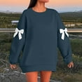 thumbnail image 2 of Christmas Sweaters for Women Winter Pullover Long Sleeve Crewneck Santa Snowman Knit Jumper, 2 of 5