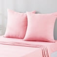 thumbnail image 5 of Estrela Set de 2 - Fundas de Almohada 60x60cm Funda de Almohada Rosa con Cremallera en Microfibra, 5 of 5