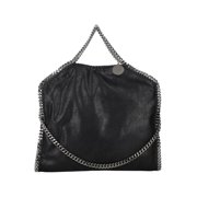 Stella Mccartney Women's Black Falabella 3 Chain Shoulder Bag Black