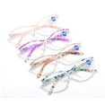 thumbnail image 4 of Blue Light Blocking Reading Glasses Cat Eye Readers Womens Spring Hinges, 4 of 4