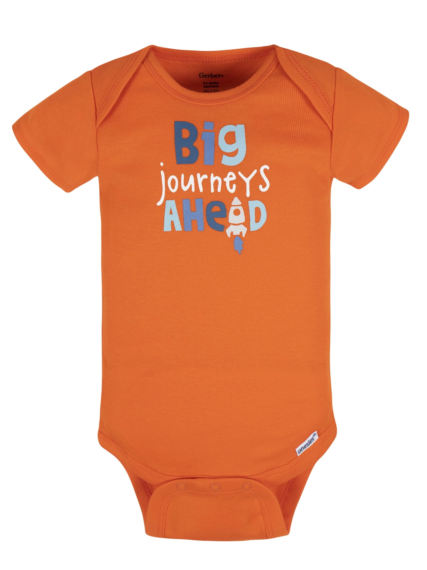 Gerber Baby 5-Pack Grey Onesies Bodysuits - 6-9mo