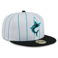 thumbnail image 3 of Men's New Era  White Miami Marlins 2024 Batting Practice 59FIFTY Fitted Hat, 3 of 5