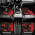 thumbnail image 6 of Sikiie Red And Black Abstract Skull Car Foot Mat Set of 4 Pieces Basics Universal Fit Rubber Carpet Floor Mats For Car SUV Van & Truck, 26.8"L x 17.3"W (Front), 13"L x 17.3"W(Rear), 6 of 6