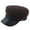 Coffee, variant on Hontri French Beret Hat in Sale, Men's and Women's Hats Retro Beret Flat Top Comfortable Breathable Peaked Cap 1Pc Hat Black