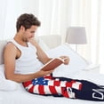 thumbnail image 7 of Mens Pajama Pants, Memorial Day Soft Sleep & Lounge Pants for Men, Cuteness Casual PJ Bottoms Pants with Pockets, 7 of 7