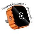 thumbnail image 3 of 2026 Wireless CarPlay Adapter for Apple, Upgrade Wired to Wireless, Mini USB-C/Type-C Design, Plug and Play, No Delay Bluetooth WIFI Stable Connection Car Play for, 3 of 10