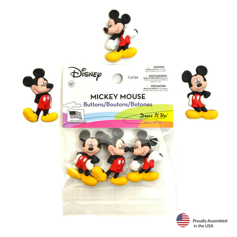 7/8 Disney Mickey Mouse® Color Block Satin Ribbon