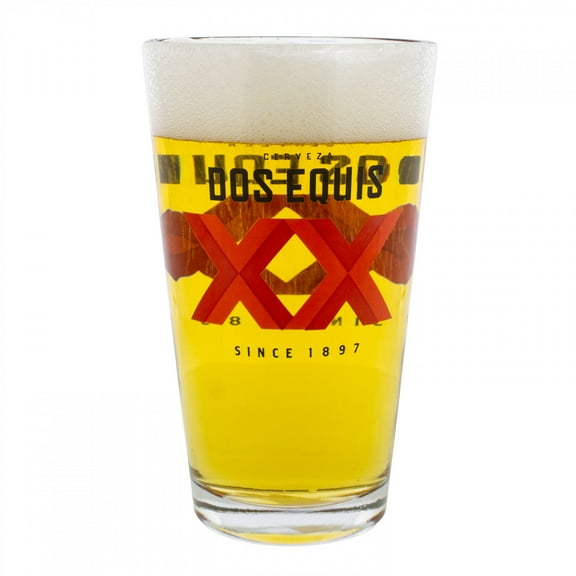 Dos Equis XX Logo 16oz Pint Glass