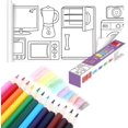 thumbnail image 1 of Children's Drawing Roll With 12-Color Pencil, Coloring Paper Roll For Kids, Oversize Childrens Drawing Roll, Roll Drawing Paper For Kids, Children Drawing Roll, 1 of 5