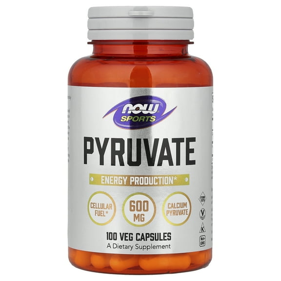 Pyruvate 600 mg by Now Foods - 100 Capsules
