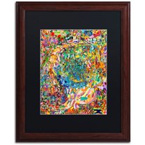 Trademark Fine Art "Online Marriage" Canvas Art by Josh Byer, Black Matte, Wood Frame