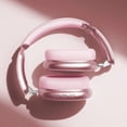 thumbnail image 4 of Mahipey Y02 Active Noise Cancelling Headphones,Bluetooth 5.4 Wireless Over Ear Headphones,60H Playtime,5 EQ Music Modes,Hi-Res Audio,Deep Bass,Foldable Lightweight for Travel Home Office,Pink, 4 of 8
