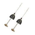 thumbnail image 2 of 2Pcs Carpe Modèle Vent Cloches Métal Suspendu Porte Décoration Printemps Festival Pendentif, 2 of 8