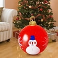 thumbnail image 5 of Venta de bolas inflables de Navidad, 60 cm, grandes, para exteriores, de PVC, para Navidad, inflables gigantes, reutilizables, muñecos de nieve de Papá Noel, para decoración de jardín y patio de Navid, 5 of 5