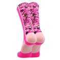 thumbnail image 2 of Digital Camo Aware Crew Socks (Neon Pink/Pink/Pink, Medium), 2 of 2