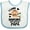 White and Blue, variant on Inktastic Monkey I Love Hanging out with My Yaya Boys or Girls Baby Bib