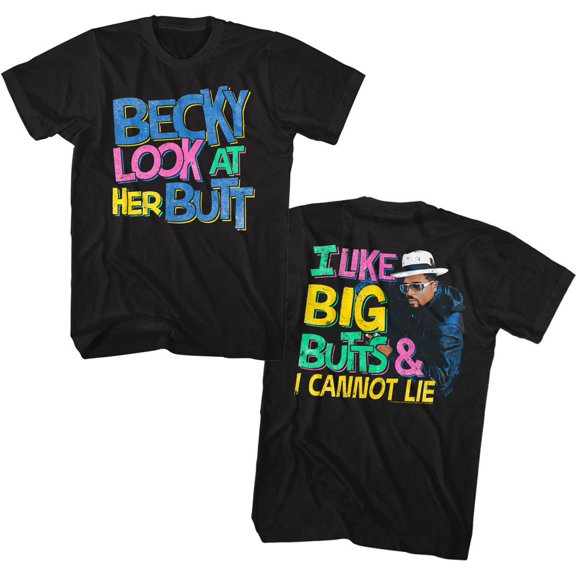 Sir Mix A Lot Look At Butt Black Adult T-Shirt 6Xl ***F&B***