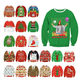 thumbnail image 2 of Suéter de Navidad feo Unisex para hombres y mujeres, ropa con estampado de Santa Elf, novedad de otoño e invierno, 2024, 2 of 5
