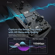 TIKBBRMG 64GB Digital Voice Activated Recorder 60 Hours Audio Recording with Playback for Lectures MP3 Player, Password,Meetings USB Rechargeable Dictaphone Small Tape Portable Recorder Device