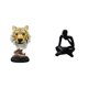 thumbnail image 1 of Escultura moderna abstracta de cabeza de tigre pensante, figura de animal, artesanía para la entrada, sala de estar, mesa, estante, oficina, librería,, 1 of 8