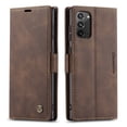 thumbnail image 2 of Dteck Wallet Case For Samsung Galaxy Note20 (6.7 inches),Magnetic Leather Luxury Card Holder Pocket Case Shockproof Full Protective Kickstand Retro Cover,Coffee, 2 of 6