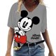 thumbnail image 2 of Nuevas camisetas para mujer, camisetas con estampado de Mickey Mouse de Disney, camisetas de moda con patrón simple para mujer, ropa de calle informal de verano para mujer, 2 of 4