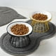 thumbnail image 5 of Comederos elevados de cerámica para mascotas con soporte para perros y gatos pequeños. Verde, 5 of 9