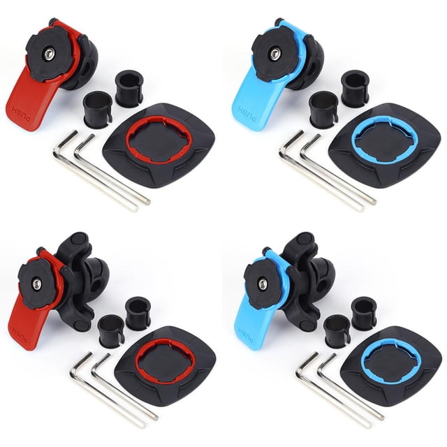 Soporte para teléfono de motocicleta A con clip de liberación rápida para andar en bicicleta ( ) Rojo