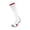 Red, variant on Annhoo Kids Ribbed Striped Socks Basic Hiking Cycling Knee High Color Block Socks Breathable Gym Sock