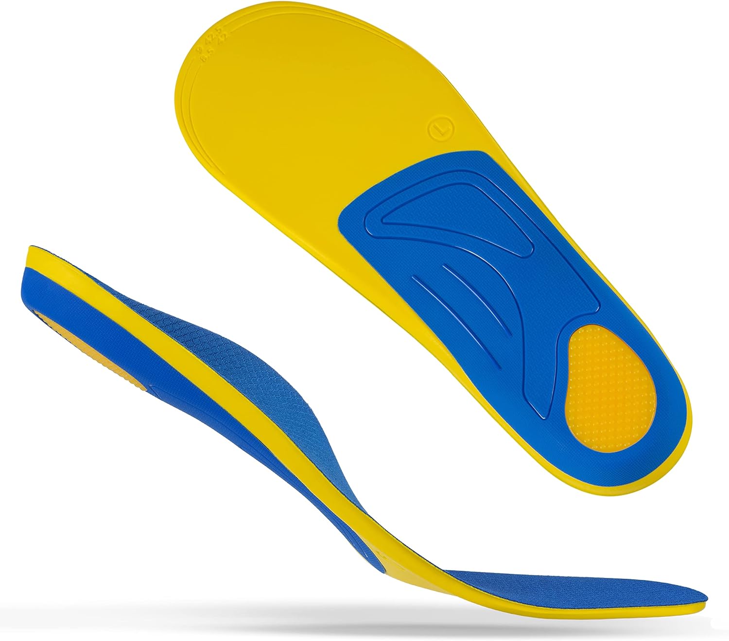 Orthopedic Running Insoles for Flat Feet,Plantar Fasciitis , High Arch, Ankle Pain and Foot Pain for Men and Women for Extra Arch Support - Atlas Arch Support - image 4 of 8