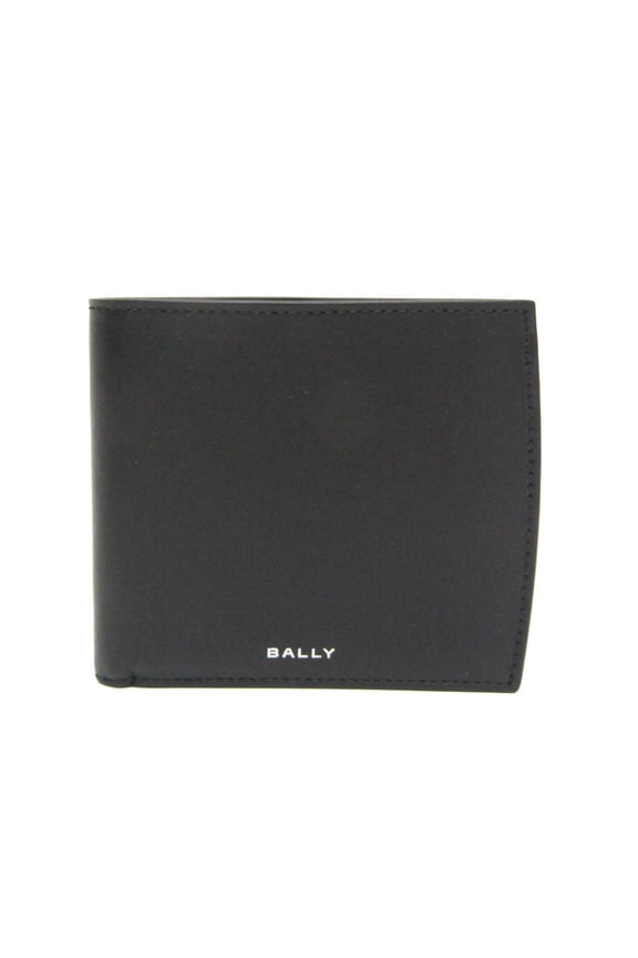 Pre-Owned Bally Men's Leather Bill Wallet (bi-fold) Black (Good)