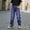 Dark Blue, variant on Boys Pants Patchwork Tie Dye Batik Long Full Length Trousers Casual Ankles Unique Fashion Creative Art Style Slacks