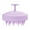 Purple, variant on HEETA Scalp Massager Hair Growth, Soft Silicone Scalp Scrubber Shampoo Brush for Exfoliation, Dandruff Removal, Wet & Dry Use, Wheat Straw Purple