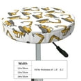 thumbnail image 4 of KLL Funny Excavator Round Bar Chair Cushion Cover ,Bar Stool Protector with Elastic, Soft Washable, 4 of 6