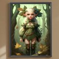 thumbnail image 1 of Cuadros Decorativos 5D DIY Full Round Drill Diamond Painting Elf Girl Kit Decoración del hogar Craft (2) Wdftyju embutido en tela, 1 of 1